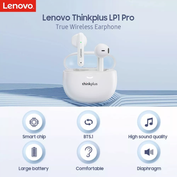Lenovo ThinkPlus LP1 Pro Tam Kablosuz Kulaklık