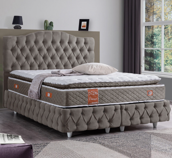 Cesur Viyana 100x200 Baza+Başlık+Yatak Seti