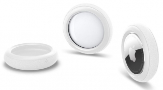 Spigen Apple AirTag Kılıf Silicone Fit Beyaz