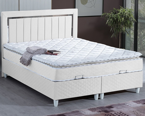 Cesur Tallin 120x200 Baza+Başlık+Yatak Seti