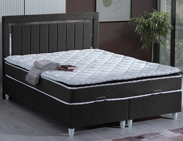 Cesur Tallin 120x200 Baza+Başlık+Yatak Seti