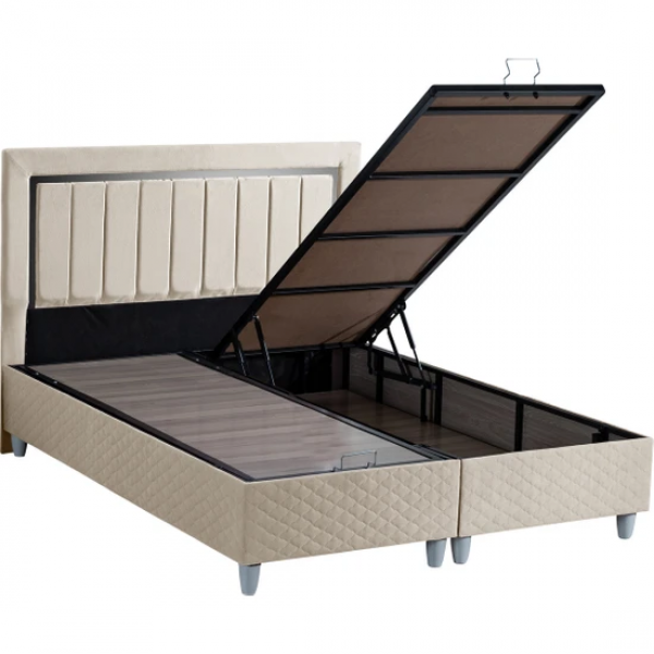 Cesur Tallin 120x200 Baza+Başlık+Yatak Seti