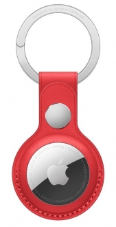 Apple AirTag Deri Anahtarlık Kırmızı