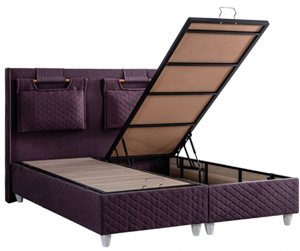 Cesur Venedik Premium Pedli 150x200 Baza+Başlık+Yatak Seti