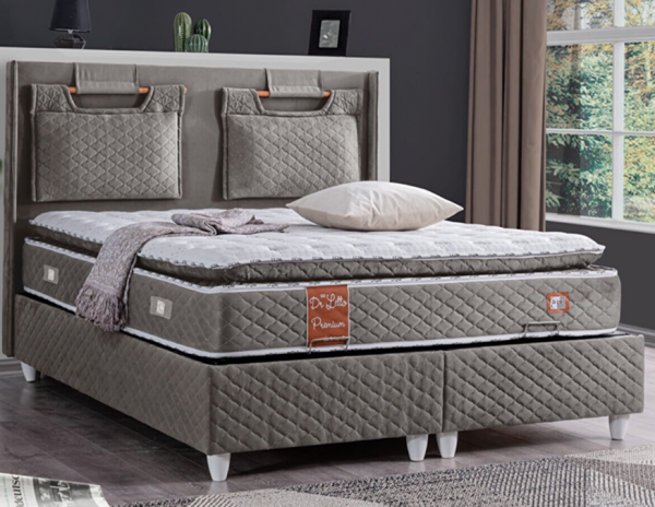 Cesur Venedik Premium Pedli 150x200 Baza+Başlık+Yatak Seti