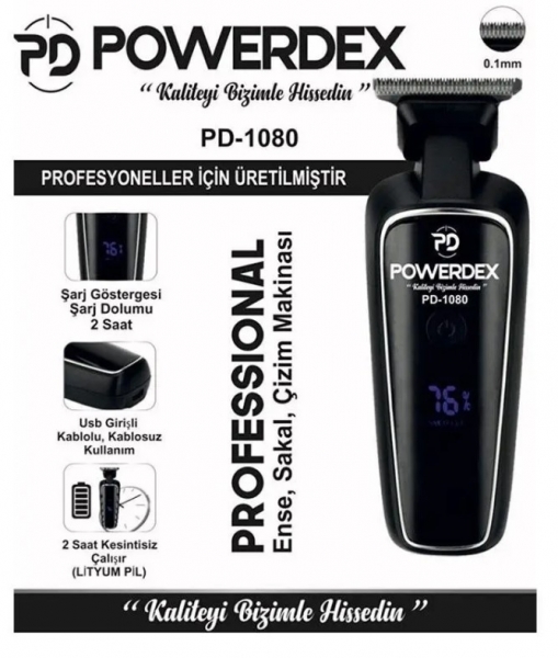 PowerDex PD-1080 Saç Kesme Makinesi