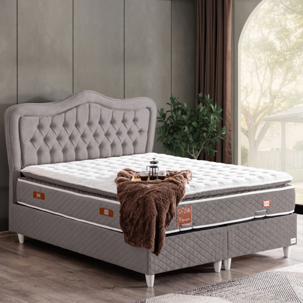 Cesur Calderon 150x200 Baza+Başlık+Yatak Seti
