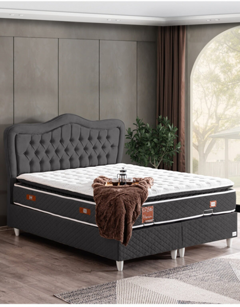 Cesur Calderon 150x200 Baza+Başlık+Yatak Seti
