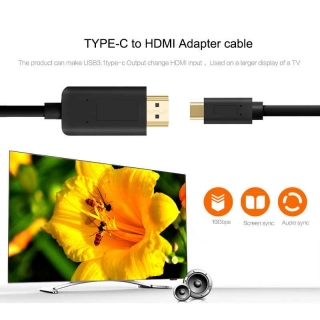 QGeeM QG-UA11 Type-C to HDMI 3m Dönüştürücü