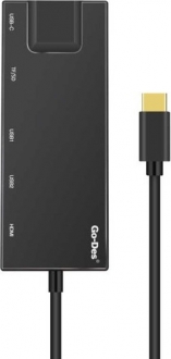 Go Des Type-C to HDMI USB 3.0 TF/SD Ethernet Dönüştürücü