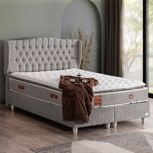 Cesur Diana 150x200 Baza+Başlık+Yatak Seti