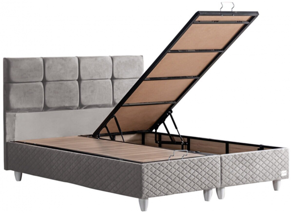 Cesur Gümüş 90x200 Baza+Başlık Seti