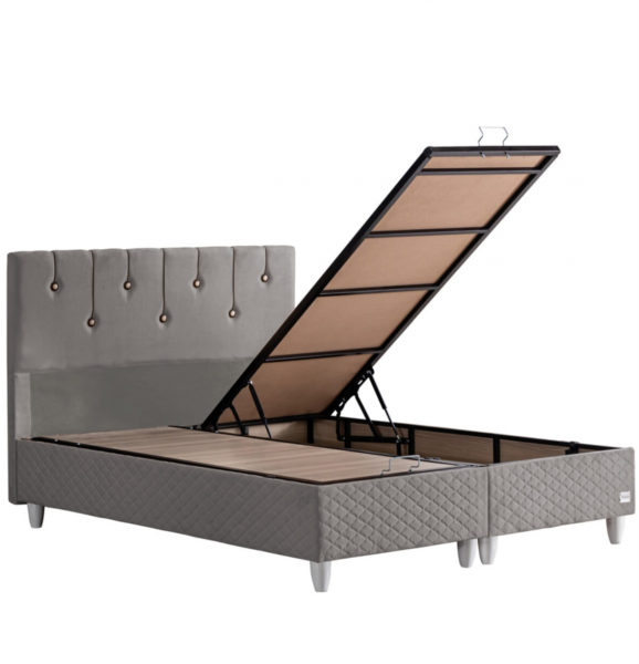 Cesur Lale 100x200 Baza+Başlık Seti