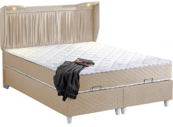 Cesur Monaco 180x200 Baza+Başlık+Yatak Seti