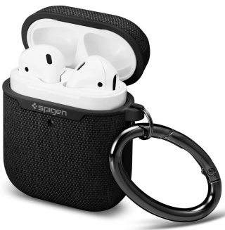 Spigen Apple AirPods 2/1. Nesil Uyumlu Kılıf Siyah