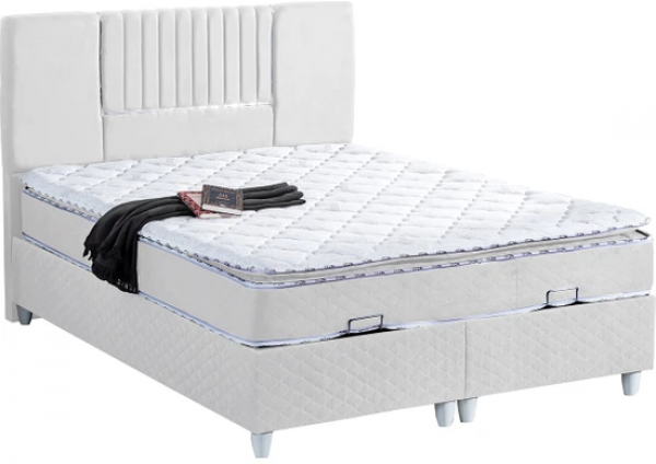 Cesur Üsküp 180x200 Baza+Başlık+Yatak Seti