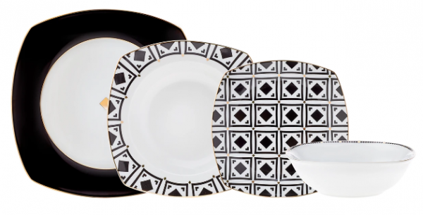 Karaca Monochrome 24 Parça Yemek Takımı