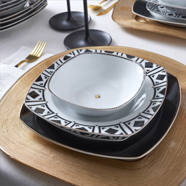 Karaca Monochrome 24 Parça Yemek Takımı