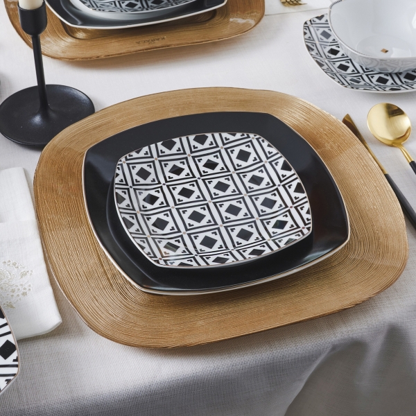 Karaca Monochrome 24 Parça Yemek Takımı