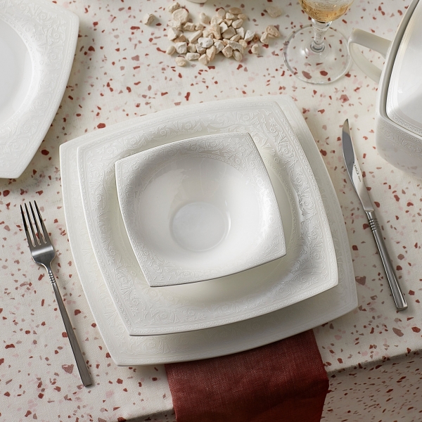 Karaca Fine Pearl Roma 62 Parça Yemek Takımı