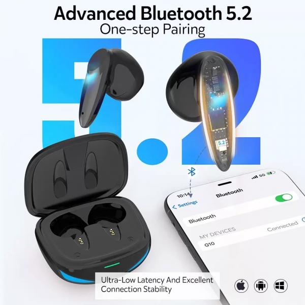 Blue Inter G10 Tam Kablosuz Kulaklık