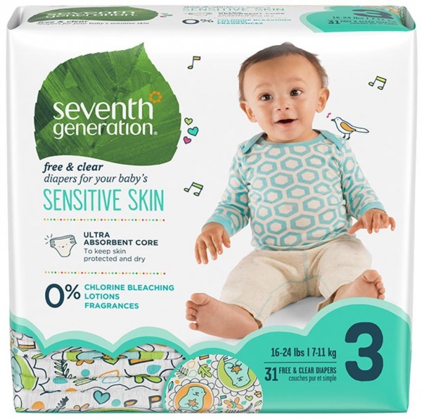 Seventh Generation 3 Beden Bebek Bezi