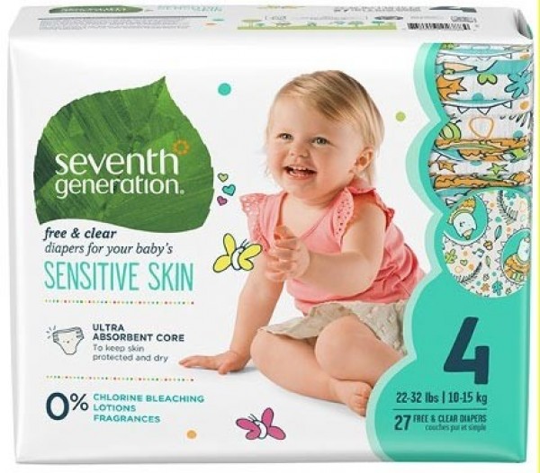Seventh Generation 4 Beden Bebek Bezi