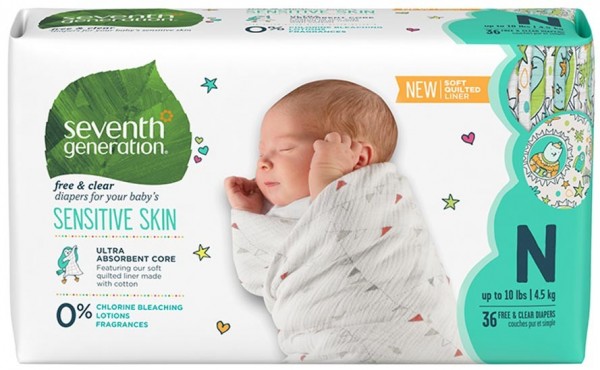 Seventh Generation 0 Beden Bebek Bezi