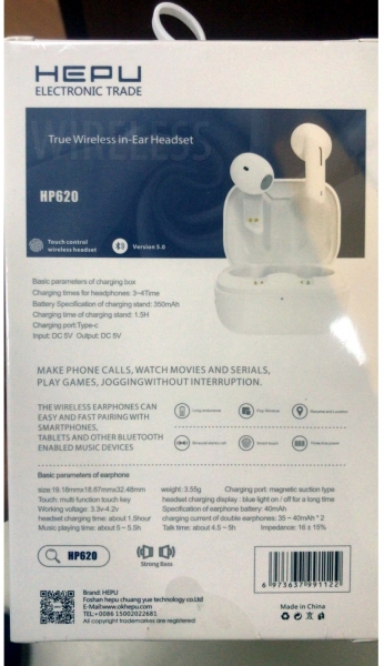 Hepu HP620 Tam Kablosuz Kulaklık