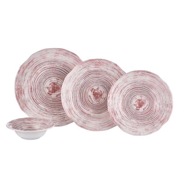 Neva Rose Chocolate Eksen N2870 24 Parça Yemek Takımı