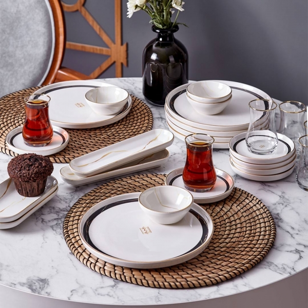 Neva Marble Plus N3258 26 Parça Kahvaltı Takımı
