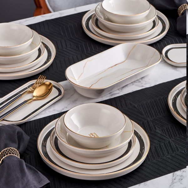 Neva Marble Plus N3256 27 Parça Yemek Takımı