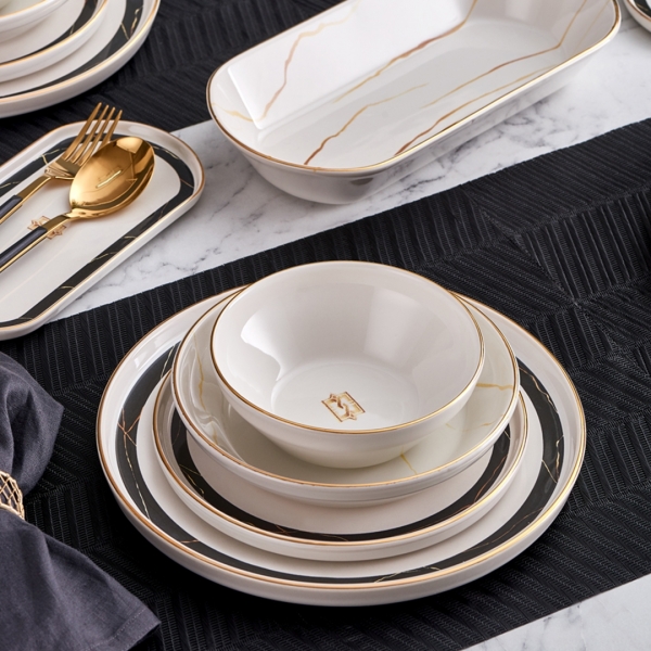 Neva Marble Plus N3256 27 Parça Yemek Takımı