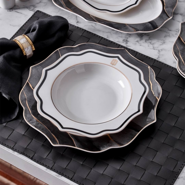 Neva Marble Plus Romantik N3246 28 Parça Yemek Takımı