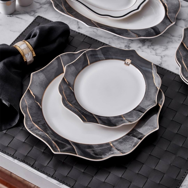Neva Marble Plus Romantik N3246 28 Parça Yemek Takımı