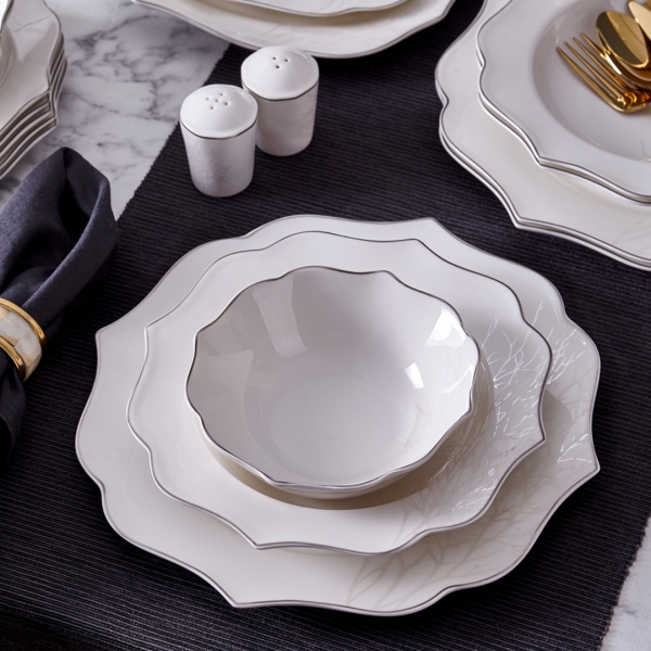 Neva Yasmin Romantik N3243 28 Parça Yemek Takımı
