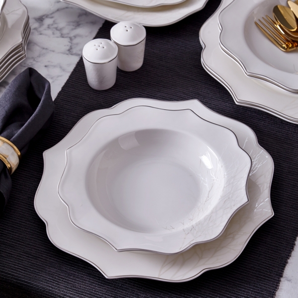 Neva Yasmin Romantik N3243 28 Parça Yemek Takımı