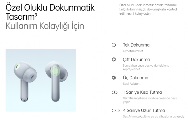 Oppo Enco Air2 Pro Tam Kablosuz Kulaklık
