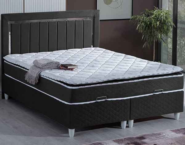 Cesur Tallin 160x200 Baza+Başlık+Yatak Seti