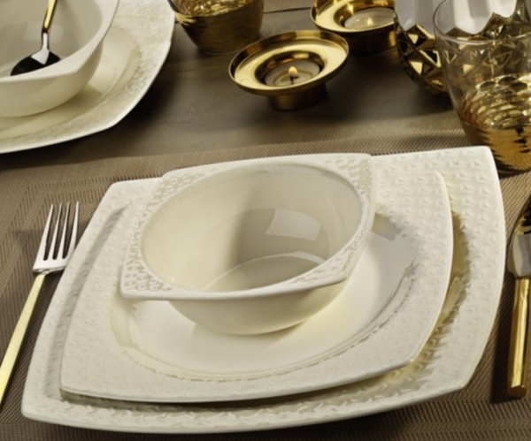 Kütahya Bone Versa 24 Parça Yemek Takımı
