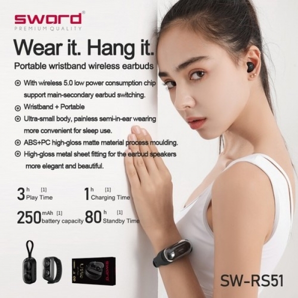 Sword Utile Tam Kablosuz Kulaklık