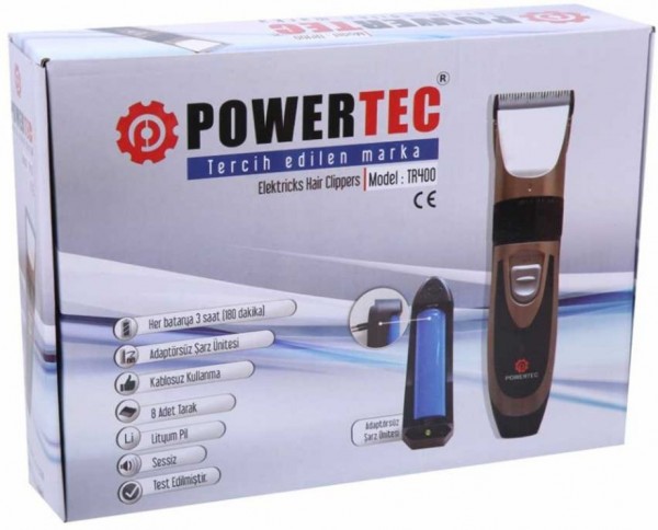 Powertec TR-400 Saç Kesme Makinesi