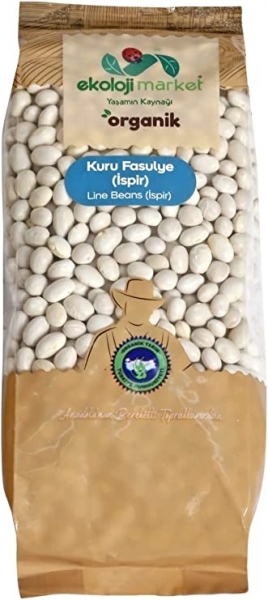 Ekoloji Market Organik İspir Kuru Fasulye 750 gr