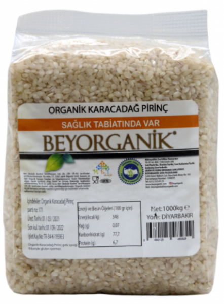 Beyorganik Organik Karacadağ Pirinç 1 kg
