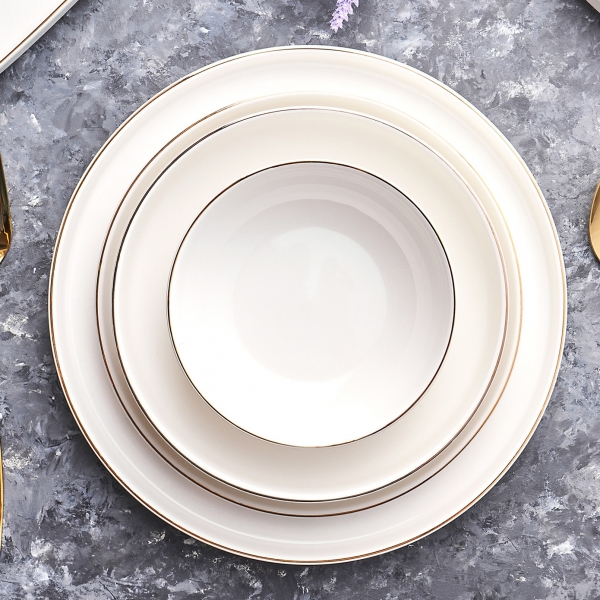 Karaca Saturn Gold 59 Parça Yemek Takımı (Altın)