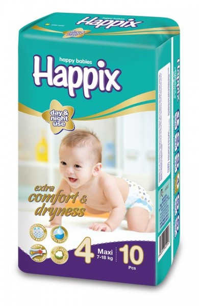 Happix 4 Beden Bebek Bezi