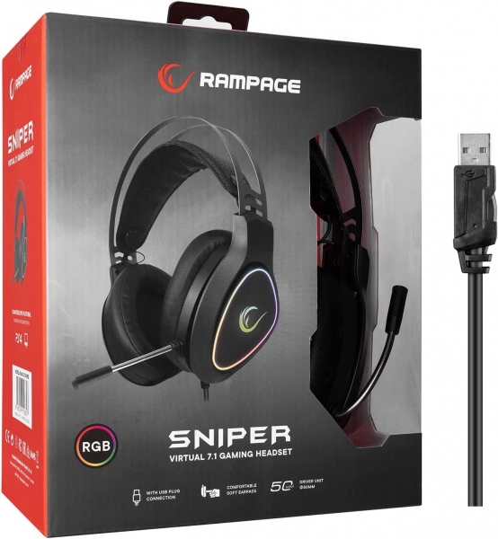 Rampage RMX-G7 Sniper Kablolu Kulaklık