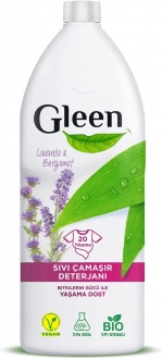 Gleen Lavanta ve Bergamot Sıvı Çamaşır Deterjanı 20 Yıkama