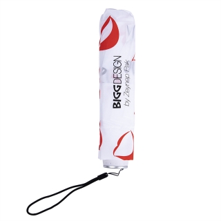 Biggdesign Her Dilden Beyaz Mini Çanta Boy Unisex Şemsiye