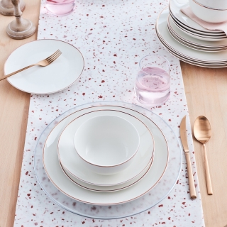 Karaca Leon Rose Gold 24 Parça Yemek Takımı